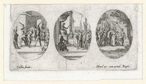 Passion ihmeet ... (kaiverrus) tekijältä Jacques Callot
