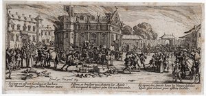 Sodan kurjuudet ja onnettomuudet ... (kaiverrus) tekijältä Jacques Callot