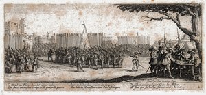 Sodan kurjuudet ja onnettomuudet ... (kaiverrus) tekijältä Jacques Callot