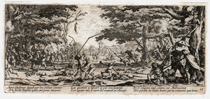 Sodan kurjuudet ja onnettomuudet ... (kaiverrus) tekijältä Jacques Callot