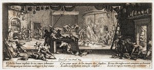 Sodan kurjuudet ja onnettomuudet ... (kaiverrus) tekijältä Jacques Callot