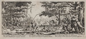 Sodan kurjuudet ja onnettomuudet (blad 17) tekijältä Jacques Callot