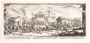 Sodan kurjuudet ja onnettomuudet (blad 7) tekijältä Jacques Callot