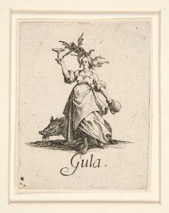 Seitsemän kuolemansyntiä: La Gourmandise (Ahmatti) tekijältä Jacques Callot