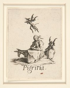 Seitsemän kuolemansyntiä: laiskuus tekijältä Jacques Callot