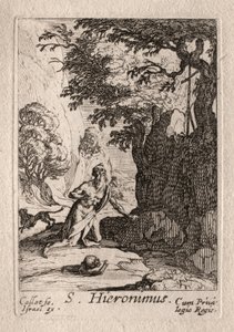 Katuvaiset: St. Jerome. tekijältä Jacques Callot