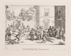 Les adieux (Jäähyväiset), sarjasta La vie de l tekijältä Jacques Callot