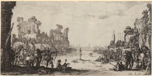 Pyhän Sebastianin marttyyrikuolema tekijältä Jacques Callot