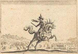 Comandant militar a cavall finnès tekijältä Jacques Callot