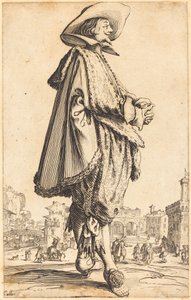 Jalo mies kädet ristissä tekijältä Jacques Callot