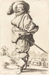 Jalo mies turkista Plastron tekijältä Jacques Callot
