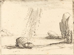 Osteri helmen kanssa tekijältä Jacques Callot