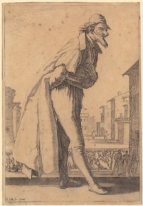 Pantalone, sarjan ”Kolme Pantalonia” 1. osa tekijältä Jacques Callot