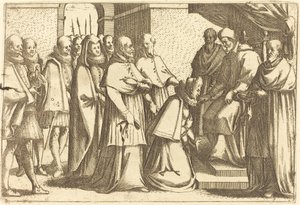 Paavin yleisö tekijältä Jacques Callot