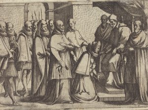 Paavin Audience [verso], 1612. tekijältä Jacques Callot