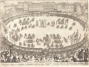 Paraati amfiteatterissa tekijältä Jacques Callot