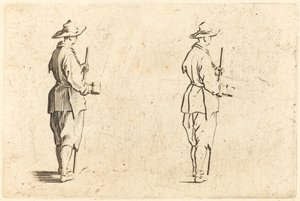 Talonpoika kupin kanssa tekijältä Jacques Callot