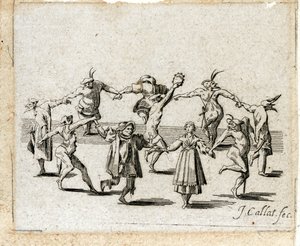 Talonpoikien tanssi tekijältä Jacques Callot