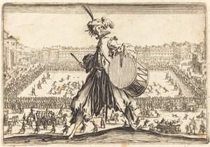 Piazza Santa Croce, Firenze tekijältä Jacques Callot