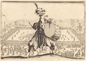 Piazza Santa Croce, Firenze, n. 1617. tekijältä Jacques Callot