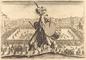 Piazza Santa Croce, Florència, c. 1622. finlandès tekijältä Jacques Callot