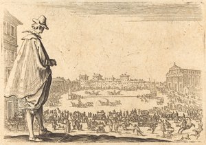 Piazza Santa Maria Novella, Firenze tekijältä Jacques Callot