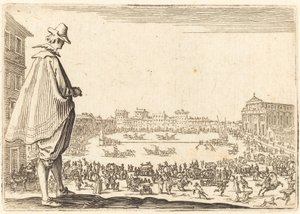 Piazza Santa Maria Novella, Firenze, n. 1622. tekijältä Jacques Callot