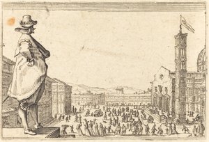 Piazza del Duomo, Firenze tekijältä Jacques Callot