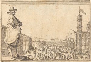 Piazza del Duomo, Firenze tekijältä Jacques Callot