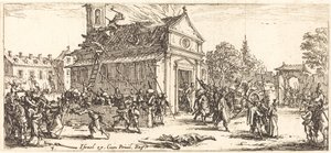 Luostarin ryöstäminen tekijältä Jacques Callot