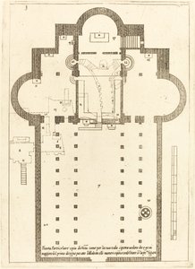 Pyhän seimen kirkon suunnitelma tekijältä Jacques Callot