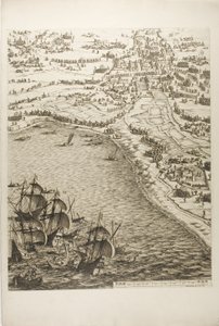 Levy kuusi La Rochellen piirityksestä tekijältä Jacques Callot