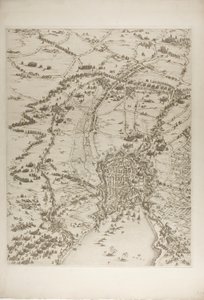 Levy kaksi La Rochellen piirityksestä tekijältä Jacques Callot