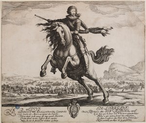 Phalsbourgin prinssin muotokuva (Lieure 505, Meaume 508) tekijältä Jacques Callot