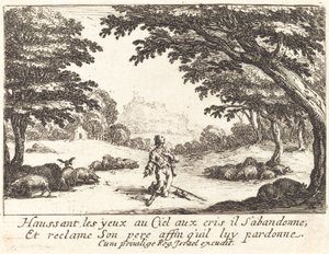 Jumalallista apua rukoilemassa tekijältä Jacques Callot