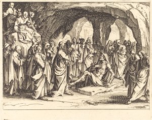 Lasaruksen herättäminen tekijältä Jacques Callot
