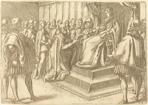 Puolan lähettilään vastaanotto tekijältä Jacques Callot