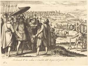 Pisan akveduktin entisöinti tekijältä Jacques Callot