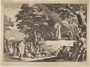 Saint Amond, Saint Nicolas tai Saint Severin tekijältä Jacques Callot