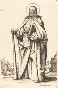 Pyhä Jaakob Pienempi, julkaistu 1631. tekijältä Jacques Callot