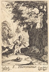 Pyhä Jerome. tekijältä Jacques Callot