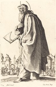 Saint Thaddeus, julkaistu 1631. tekijältä Jacques Callot