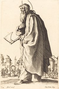 Saint Thaddeus, julkaistu 1631. tekijältä Jacques Callot