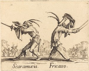 Scaramucia ja Fricasso tekijältä Jacques Callot