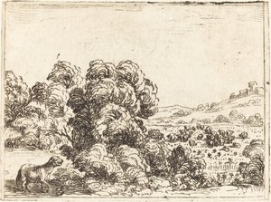 Lampaat kutsuvat lammasta tekijältä Jacques Callot
