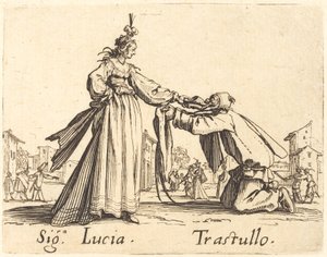 Merkkejä. Lucia ja Trastullus tekijältä Jacques Callot
