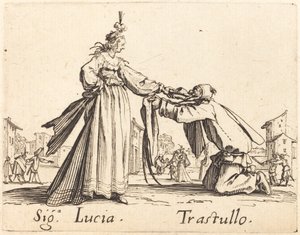 Merkkejä. Lucia ja Trastullus tekijältä Jacques Callot