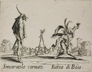 Sarvimainen Smaraolo - Ratsa di Boio, levy 4 Balli di Sfessanialta tekijältä Jacques Callot