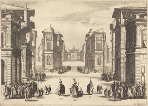 Suleiman, näytös I tekijältä Jacques Callot