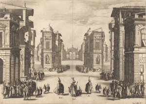 Suleiman, näytös I tekijältä Jacques Callot
